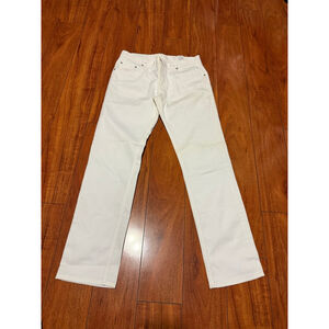 Women's Prada White Straight Leg Jeans Size 34